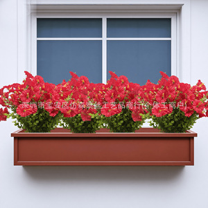 Fleurs artificielles en plastique et soie, imitation sentesse, eucalyptus, gloire du matin, fleur trompette, pour décoration de maison et mariage, printemps - Product Image 2