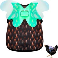 Beckon - Sillas Impermeables Personalizadas para Gallinas, Silla Ajustable para Gallinas con Alas y Protector de Plumas en la Espalda