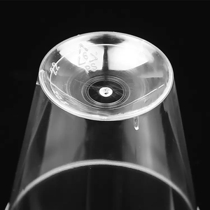 Klein 60ml transparant wegwerpbekerje van PS plastic, 2oz doorzichtig bekertje - Product Image 5