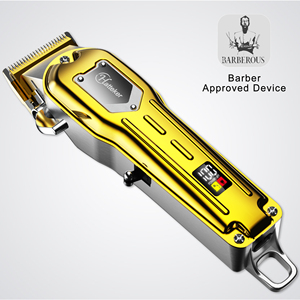 <span class=keywords><strong>Hatteker</strong></span> — tondeuse à cheveux professionnelle, rasoir Rechargeable tout en métal, coupe-cheveux - Product Image 4