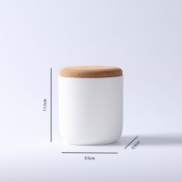 Accessoires pour la maison d'hôtel de salle de bain en résine de luxe blanche 7 pièces avec plateau porte-brosse à dents boîte de coton