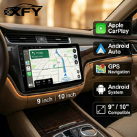 Autoradio Android XFY 9 pouces, navigation GPS, CarPlay sans fil, BT, WiFi, 2 DIN, lecteur Android universel pour voiture