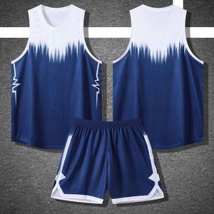 Ensemble de veste et short de basketball respirant imprimé 100% polyester, style américain, vêtements de sport pour hommes, séchage rapide - Product Image 4