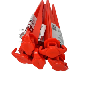 Abs Plastic Tentharingen Voor Lichtgewicht Buitencamping 11-In Bevestiging Winddichte Nagel Essentiële Kampeertentharingen Accessoire - Product Image 1