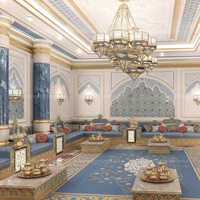 Meubles arabes Majlis Ensemble de canapés arabes de luxe classiques Personnalisés