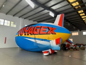 3M 4m 5M Personalizado Inflable Helio <span class=keywords><strong>Dirigible</strong></span> PVC Globo Fiesta Evento Promoción al aire libre - Product Image 4