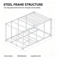 Maisons conteneurs en promotion : système de support complet, excellente isolation, structure en acier haute résistance pour hôtels et bureaux