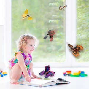 Cadeaux d'anniversaire papillon magique volant dans le livre fée élastique alimenté liquidation papillon jouet grande surprise pour mariage - Product Image 5