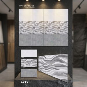 Azulejos de pared de cerámica con aspecto de mármol y piedra brillante HD de 300x600mm, 12x24 decorativos para interiores, 30x60cm, gran oferta, azulejos esmaltados de porcelana - Product Image 5