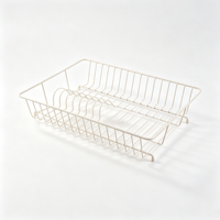 Égouttoir à vaisselle simple en métal, moderne, multifonctionnel, mobile, portable, non pliable, durable, étanche, pour cuisine commerciale
