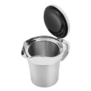 Verseur d'huile multifonctionnel en acier inoxydable à large ouverture pour hôtel avec poignée ergonomique - Product Image 4