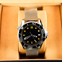 Montre automatique mécanique pour homme avec cadran, bracelet en acier inoxydable résistant à l'eau 3 ATM, faible MOQ OEM
