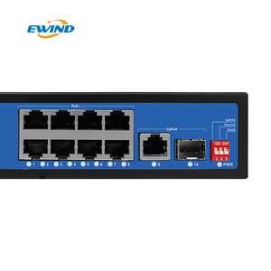 สวิตช์ POE แบบ 8 พอร์ต ความเร็วเต็ม Gigabit ที่จัดการโดย AI Cloud พร้อมพอร์ต Uplink 1 ช่อง 1SFP AI กำลังไฟ 120W รองรับ VLAN ความเร็ว 1000M สำหรับระบบกล้อง IP - Product Image 4
