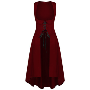 Nouvelle cape <span class=keywords><strong>médiévale</strong></span> viking pour femme, costume de cosplay, <span class=keywords><strong>robe</strong></span> ouverte sans manches, cape de <span class=keywords><strong>guerrière</strong></span> celtique, robes de fête d'Halloween pour femme - Product Image 2