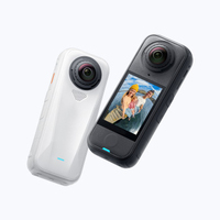 Inst360 X4 Air Başlangıç ​​Paketli Hafif 165g 8K 15m Su Geçirmez Spor Kamerası 360 Kamera Görünmez Selfie Çubuğu Etkisi