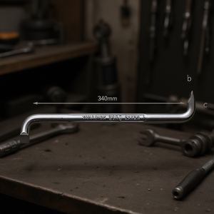 ประแจรูปตัว L ขนาด 340 มม. พร้อมด้ามจับยาวขึ้นเพื่อการใช้งานที่แม่นยำสำหรับงานช่าง - Product Image 3