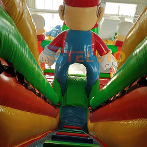 Toboggans gonflables pour enfants, terrains de jeux pour enfants, toboggan sec gonflable, parcours d'obstacles, pour enfants et adultes - Product Image 6