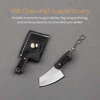 Mini couteau extérieur en acier inoxydable de haute qualité avec manche en bois couteau de poche de combat cadeau parfait