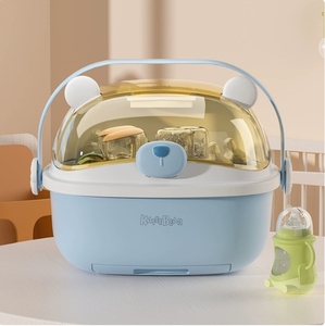 Séchoir à biberons en PP sans BPA, prix direct usine, avec égouttoir et boîte de rangement pour bébés de 0 à 12 mois - Product Image 2