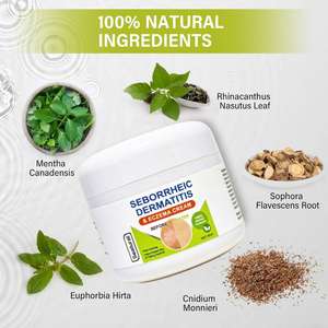 Marque privée, crème naturelle apaisante contre la dermatite séborrhéique pour le psoriasis, la folliculite, l'eczéma, le <span class=keywords><strong>cuir</strong></span> <span class=keywords><strong>chevelu</strong></span> sec et les pellicules - Product Image 4