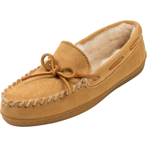 Nouvelles pantoufles d'intérieur en mousse à mémoire de forme pour femmes et hommes, pantoufles de maison texturées en mocassin, pantoufles d'hiver chaudes pour la maison, l'extérieur et le jardin - Product Image 1