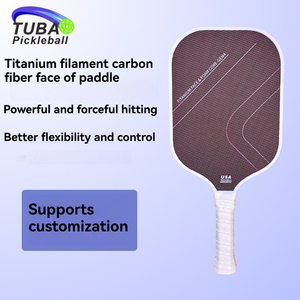 Pala de Pickleball de Aleación de Titanio con Fibra de Carbono, Núcleo de Panal de PP, Agarre Ergonómico, Entrenamiento Profesional - Product Image 2