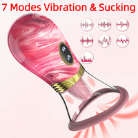 Neuer Vibrator Sexspielzeug Zungen-Leck-Saug-Ei für Weibliche Masturbation Brustmassagegerät für Erwachsene Geräuscharm Großhandel