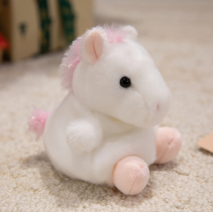 Çocuklar için Komik Küçük Boy Hayvan Kum Torbası Oyuncak Dolgulu Geyik Aslan Köpek Unicorn Oyuncak Peluş Hayvan Anahtarlık Kolye - Product Image 2