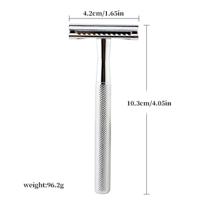 Maquinilla de afeitar de seguridad de alta calidad de doble filo para hombre, maquinilla de afeitar con cuchillas de acero inoxidable sueco - Product Image 3