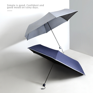 Lightweight 120cm <b>Large</b> Canopy Travel <b>Umbrella</b> Windproof 3 Folding UV Protection Sun Rain <b>Umbrella</b> for Outdoor Travel - Product Image 3