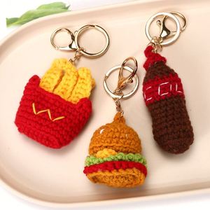 Llavero Colgante de Ganchillo de Helado Kawaii, Muñeco de Comida Tejido a Mano Personalizado de Fábrica, Objetos Decorativos de Moda - Product Image 3