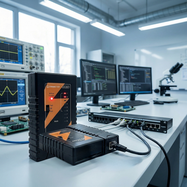 High Accuracy Lonn2601 Ethernet Tester Single-End Testing Tool with IP54 Rugged Design