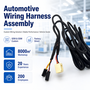 Rakitan Kabel Berlapis Pita Kain untuk Kelistrikan Otomotif Kustom, Modifikasi Mobil, Produsen OEM ODM - Product Image 1