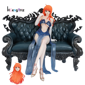 ฟิกเกอร์อนิเมะวันพีซ นามิ นั่งบนโซฟา ขนาด 17 ซม. ทำจาก PVC ของสะสมตกแต่งโต๊ะทำงาน - Product Image 1