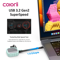 Colorii MC13 2230 M.2 boîtier SSD USB C 10Gbps NVMe disque dur pour APPLE LOG iphone 15 pro max