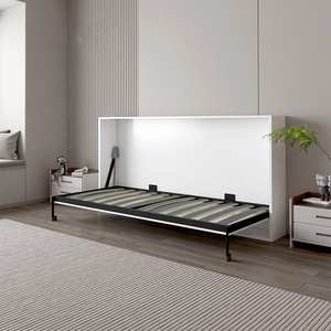 <span class=keywords><strong>Lit</strong></span> mural pliable simple pour chambre à coucher, bureau, enfants, gain de place, <span class=keywords><strong>lit</strong></span> mural pliable de taille double, mécanisme de <span class=keywords><strong>lit</strong></span> mural caché avec kit de quincaillerie - Product Image 1