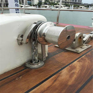 Fábrica al por mayor de acero inoxidable 1000W Horizontal barco marino yate ancla eléctrica molinete hidráulico cabrestante de amarre para barco - Product Image 4