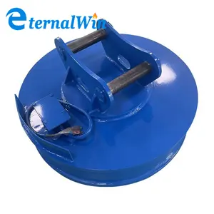 挖掘机或起重机上用于提升废料的圆形电磁铁