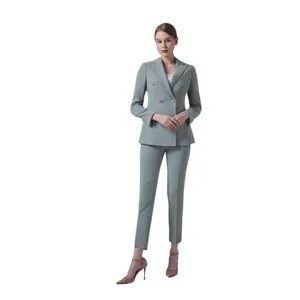 고급 사용자 정의 하이 퀄리티 비즈니스 위안 여성 세트 고위 사무실 숙녀 저렴한 작업 유니폼