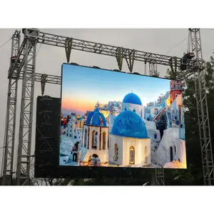 Layar display LED luar ruangan modul LED P3/P6 smd dinding Video LED untuk latar belakang panggung konser sewa