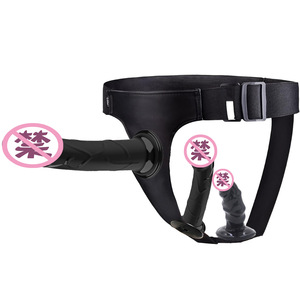 Mujeres <span class=keywords><strong>y</strong></span> lesbianas juguetes sexuales doble pene arnés Correa en consolador Venta caliente arnés Correa en Consolador - Product Image 1