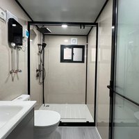 Maison préfabriquée extensible personnalisée en conteneur de 20 pieds ou 40 pieds, cuisine en acier léger, maison portable de luxe, Casas Prefabricadas