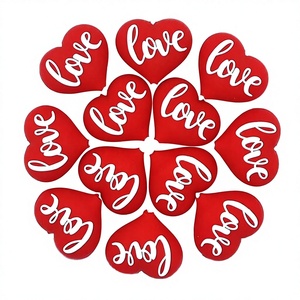 Perles en silicone multi-designs pour la Saint-Valentin, perles fantaisie pour stylos, fournitures de bricolage pour la création de stylos perlés et de porte-clés - Product Image 4