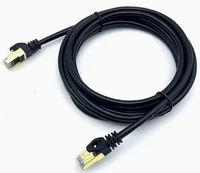 Cable de Red Cat8 de 40g y 2000mhz con Conector RJ45 Blindado para Comunicación Informática