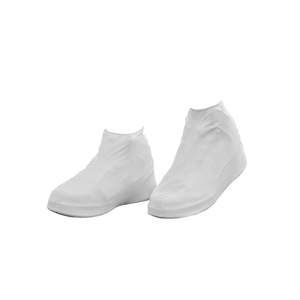 Couvre-chaussures de pluie en PVC, imperméables, antidérapants, épaissis, durables, pour adultes et enfants, utilisation en extérieur, tailles L M - Product Image 3