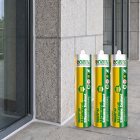 Scellant silicone de construction 995, résistant aux intempéries, à durcissement neutre, pour l'étanchéité des panneaux de façade en verre et des murs-rideaux