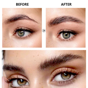 Jabón de peinado de cejas con pomada de etiqueta privada con cepillo para mujeres Gel de cera de maquillaje de cejas Natural transparente de larga duración profesional - Product Image 3
