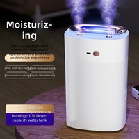 Humidificateur mécanique à double pulvérisation grande capacité, éclairage d'ambiance, contrôle par application, grande atomisation pour usage domestique - Meilleures ventes