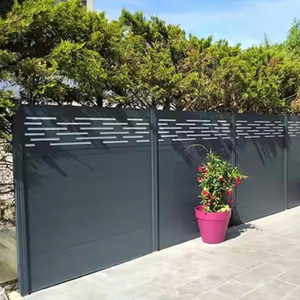 <span class=keywords><strong>Poteau</strong></span> de clôture carré en <span class=keywords><strong>béton</strong></span> disponible en plusieurs couleurs, latte de clôture en alliage d'aluminium, <span class=keywords><strong>poteau</strong></span> métallique avec accessoires - Product Image 6