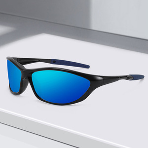 Unisex Cycling Sunglasses Black <b>Frame</b> Red Lens UV400 Polarized For Outdoor Sports Travel Driving Fishing - Product Image 2